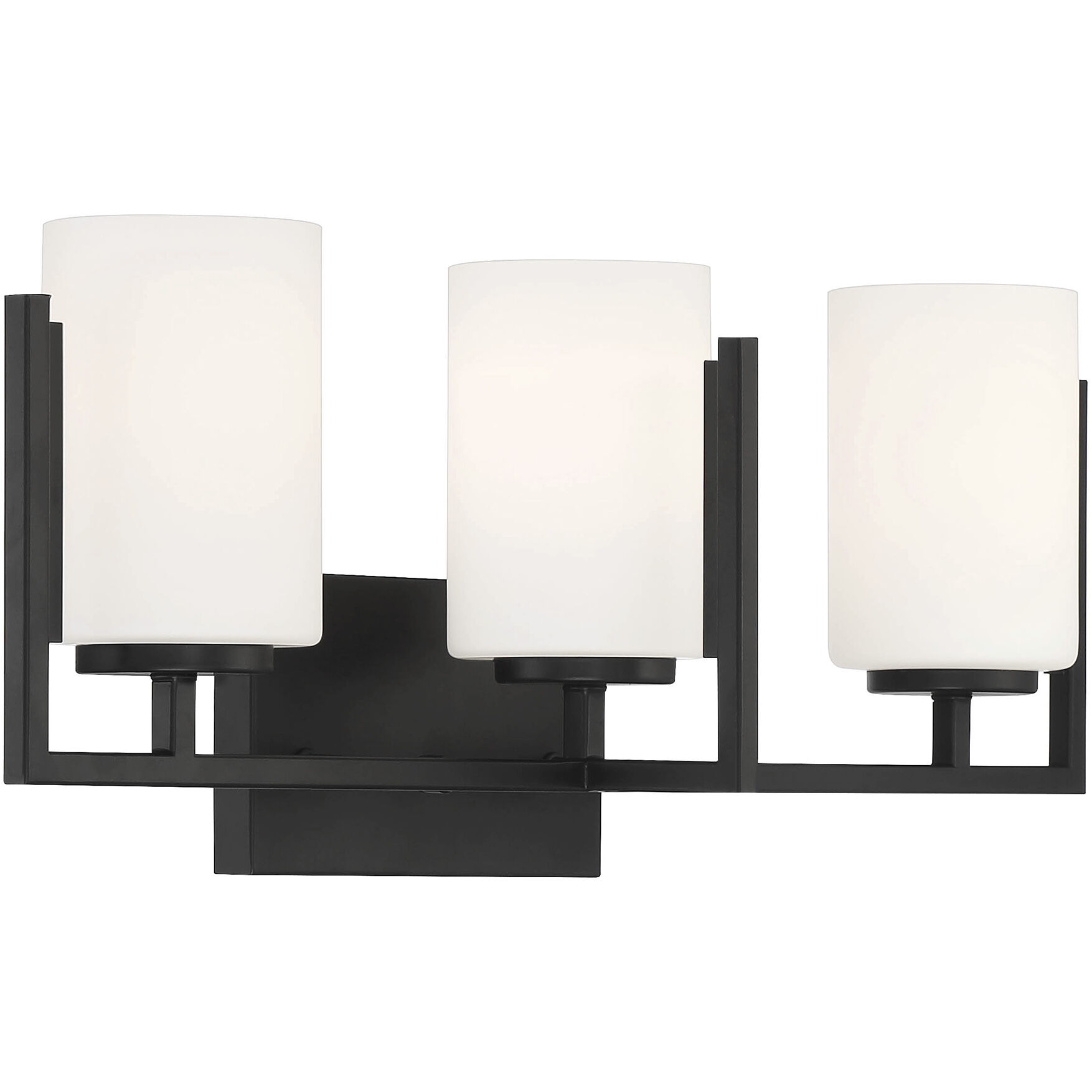 Cambria 3 Light 24 inch Matte Black Vanity Light Wall Light